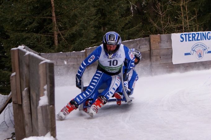 Hornschlitten- Rennsport. Gemeinsame Events mit Sportrodlern sind möglich und erwünscht.
Photo: Hollenstein
